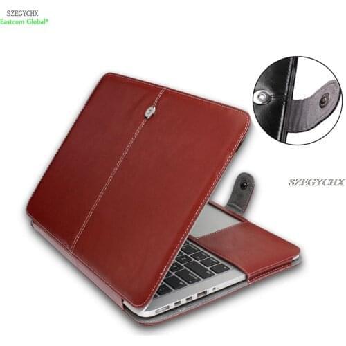 For 13Air A1466 A1369 Fashion PU Leather Laptop Case For Apple Macbook Pro Air Retina Touch Bar 11 12 13 15 16 inchs A2141 A2179
