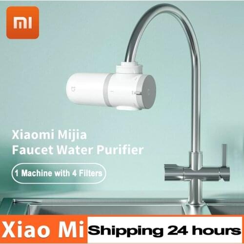 Stock Xiaomi Mijia Tap Water Purifier Kitchen Faucet activated carbon Percolator Water Filtro Rust Bacteria Replacement Filter