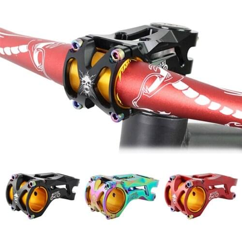 MTB Mountain Bicycle Rise Up Track Road Bike Clamp Stem Fit 31.8-35 Alloy Aluminum Handlebar Stem Bike Part