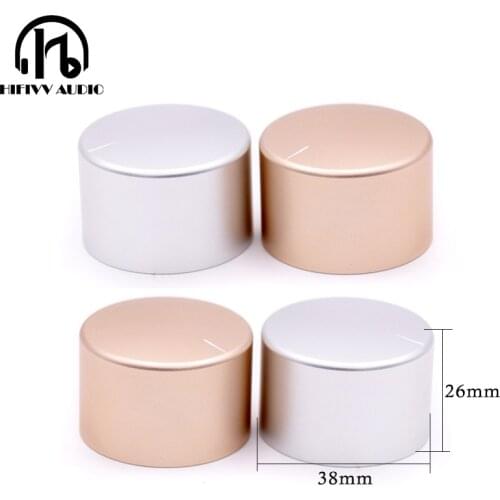 HIFI audio amp Aluminum Volume knob Diameter 38mm Height 26mm amplifier Potentiometer knob