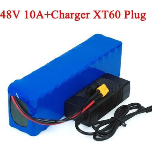 48v lithium ion battery 48v 10Ah 1000w 13S3P Lithium ion Battery Pack For 54.6v E-bike Electric bicycle Scooter with BMS+charger