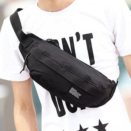 Men Nylon Sling Chest Bag for Men Fanny Pack Waist Bag Hip Bum Belt Cross Body Messenger Casual Shoulder Pouch Purse new