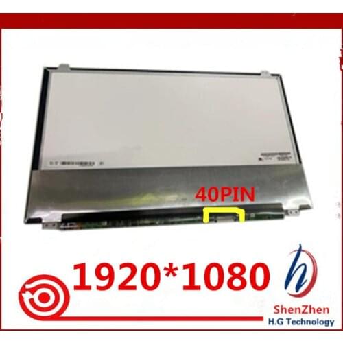 Original LP156WF7-SPS1 IPS Touch Matrix for Laptop 15.6" LP156WF7-SPS1 LP156WF7 (SP)(S1) Glossy FHD 1920X1080 40Pin LED Display