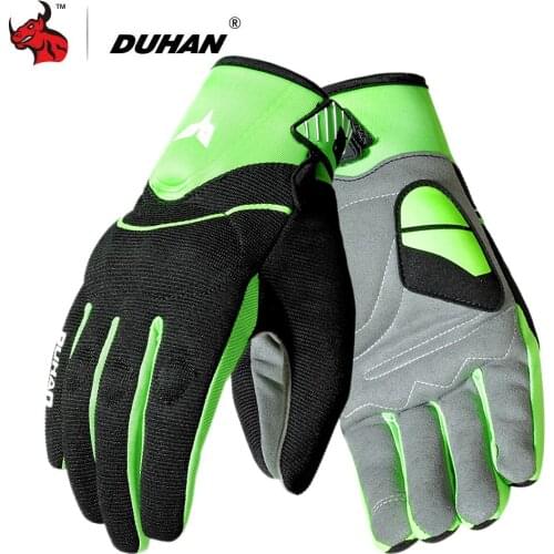 DUHAN Motorcycle Gloves Touch Screen Moto Motocross Gloves Summer Breathable Racing Riding Motorbike Gloves Guantes