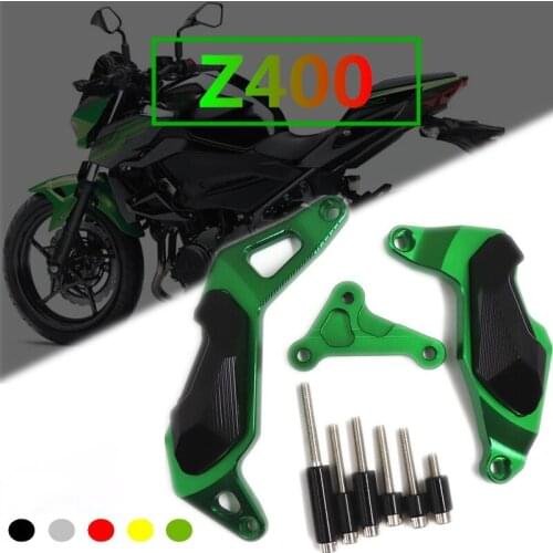 Applicable to Kawasaki Z400 19-20 Modified Engine Protection Block Anti-Fall Block Anti-Fall Rubber Engine Side Cover