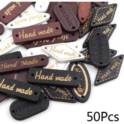 Mix 3 Colors 6 Size Buttons Handmade Wooden Button For Clothes DIY Craft 2-Holes Sewing Button For Children Clothing Accessories