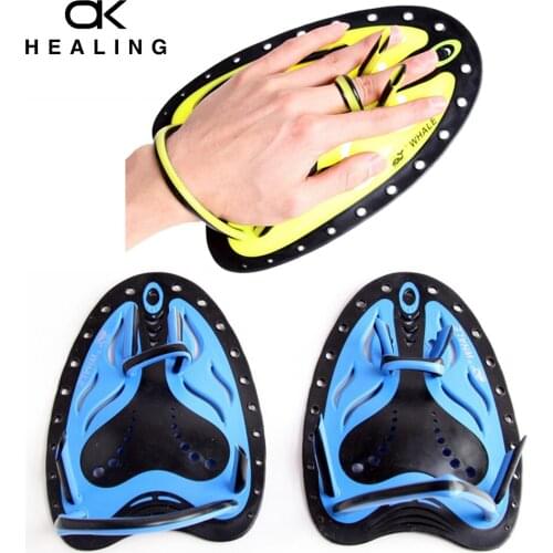 Adult Adjustable Silicone Hand Webbed Diving Gloves Fin Flipper Learn Train Gear Professional Swimming Paddle Frog Finger