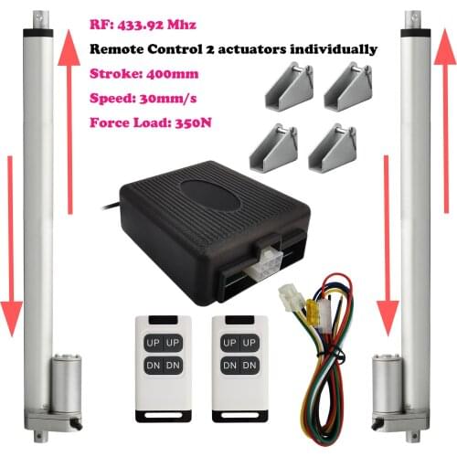 Brush DC Motor Remote Controller Electric Linear Actuator for TV Lifting Column Desk Forward And Reverse