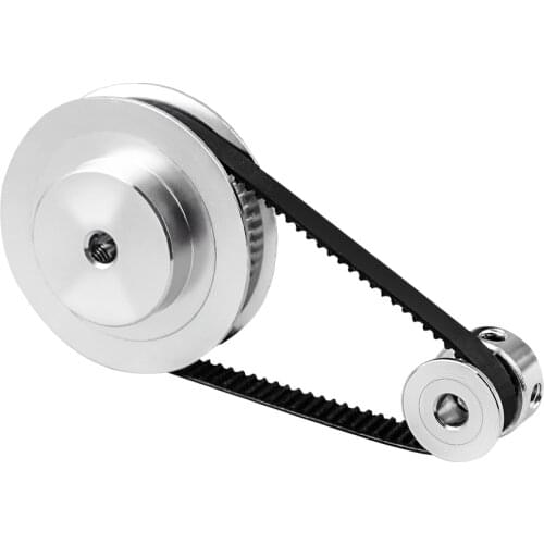 GT2 Timing Belt Pulley 60teeth 20teeth 5mm/8mm Reduction 3:1/1:3 belt width 6mm for 3D printer accessories