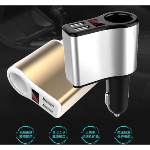 Smart Car Charger 2 USB DUAL Ports Lighter Adapter Mobile Phone Charger For Xiaomi Tablet iPhone Huawei P10 samsung galaxy s8
