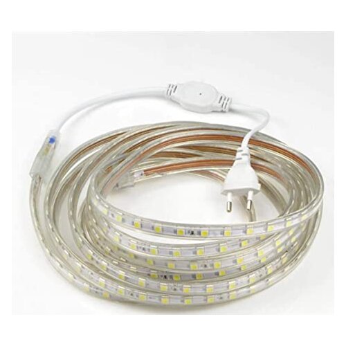 AC 220V LED Strip Outdoor Waterproof SMD 5050 Warm White 220 V Volt LED Strip 220V SMD 5050 LED Strip Light 1M 2M 5M 10M 20M 25M