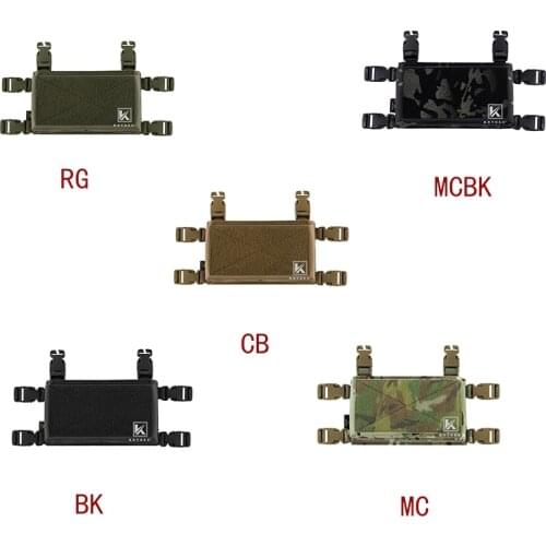 KRYDEX Tactical MK3 MK4 Micro Fight Chassis For MK3 MK4 Chest Rig Spiritus Style Front Panel JPC LV119 Plate Carrier Placard