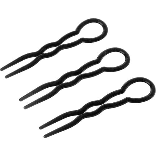 3pcs Fork Tools Braid Hairstyle Hair Fork U Shape Fork Clips Pin Accessories