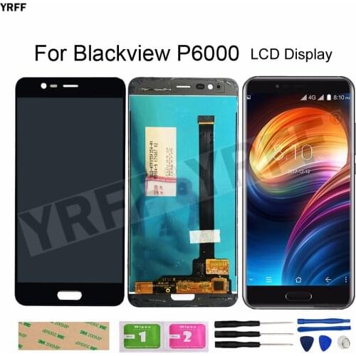 5.5'' LCD Display For BlackView P6000 LCD Display Touch Screen Digitizer Assembly Panel Sensor Phone Repair Sets