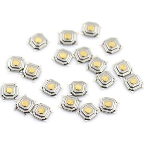 20pcs/lot 4*4*1.5mm Light Touch Switch SMD4 ON/OFF Touch Button Touch Micro Switch 4*4*1.5 Keys Button SMD 4pin