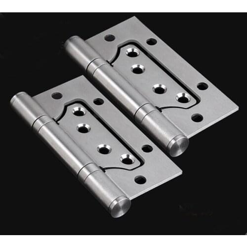 304 Stainless Steel Indoor Wooden Door Hinge Mute Bearing Door Hinges 2pcs