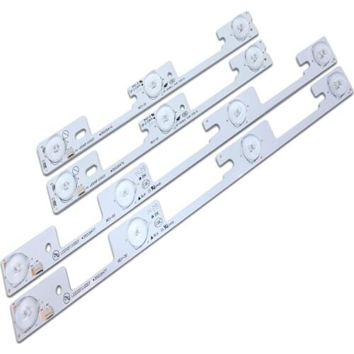 4PCS (2X4 LEDS* 6 V + 2X3 LEDs* 6 V ) New Universal Konka LED32F1100cf Light Bar 35019911 35019908