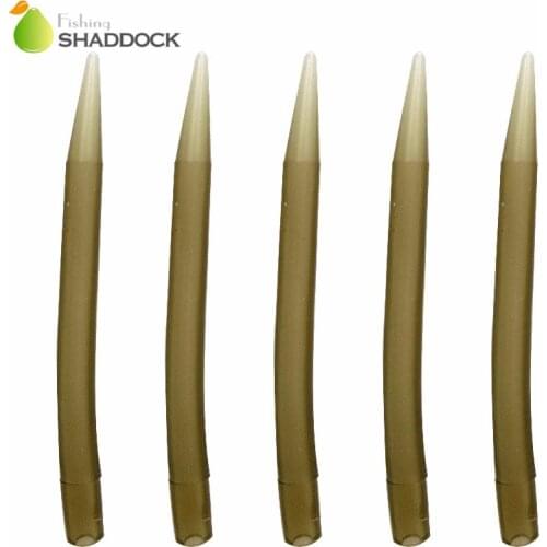 50pcs Carp Fishing Anti Tangle Sleeves Transparent Rubber Carp Rigs Anti Tangle Sleeve Swivels Connect Carp Fishing Tackle