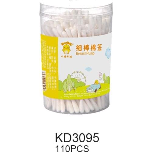 Safety Baby Cotton Swab Gourd shape clean baby ears Sticks Health Medical Buds Tip swabs box plastic cotonete kd3095