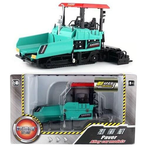 Cadeve 1:40 Alloy Engineering Model Paver Toy Paving Asphalt High-Speed Highway Application Vehicle Gift Box