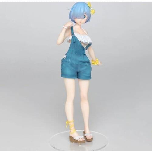 21cm Re:Life In A Different World From Zero Basket Rem Action Figure Anime PVC Collection Model Dolls Toys for Gifts