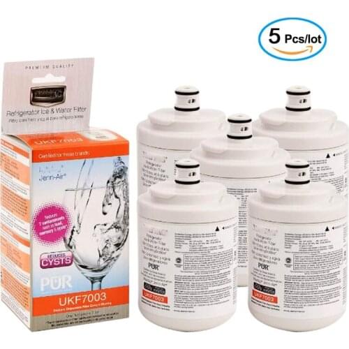 UKF7003 Refrigerator Water Filter, Compatible with Maytag UKF7003, UKF7002AXX, WF288, EDR7D1 5 Pack