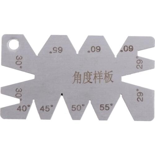 1PC High Quality Stainless Steel Machining Threads Cutting Angle Arc Model Angles Measure Tool Screw Cutting Gauge