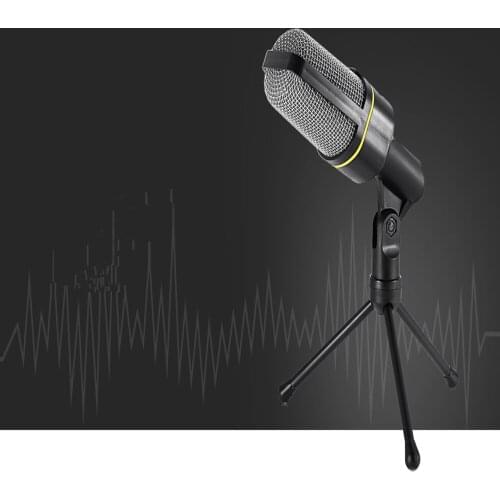 Yanmai Condenser Sound Microphone with Stand for PC Laptop Skype Recording
