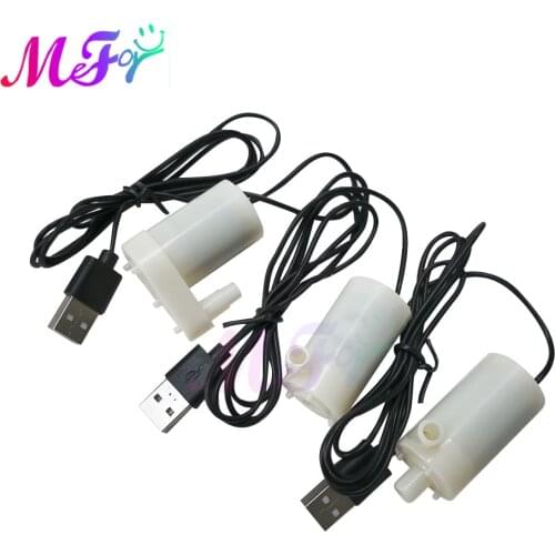 DC 2.5 3V 4V 5V 6V 1MUSB Low Noise Brushless Motor Pump120L/H Mini Micro Submersible Water Pump For Diy Kit Outdoor Tool 2.5V-6V