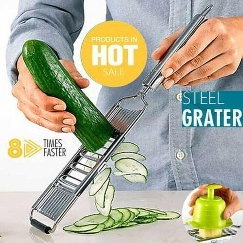 Multifunctional Cutter Lemon Cheese Multi-Purpose Vegetable Slicer Peeler Stainless Steel Grater Shredders Kitchen Tool JW