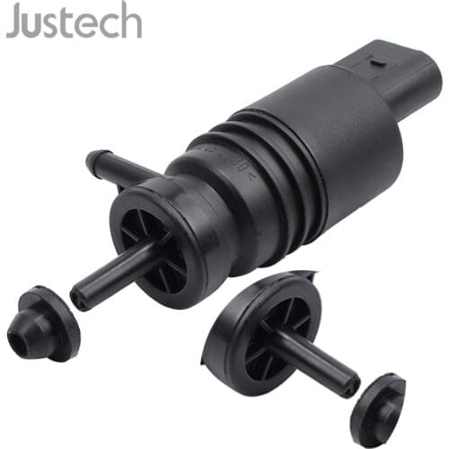 Justech 12V Oval Windshield Washer Pump Water Clean Monopumpe For VW 1J5955651 1K5955651 For AUDI 1K5955651 for BMW 67128362154