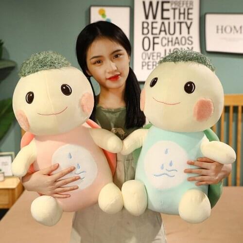 28/58cm Plush pillow Cute Sea grass turtle soft pillow creative turtle toy comfortable sleeping pillow kids birthday gift