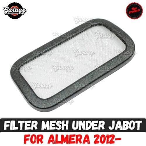 Filter mesh new look case for Nissan Almera 2012- jabot ABS plastic accessories guard cover protective pad car styling tuning