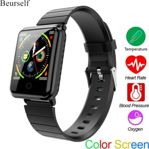 Smart Watch V6 Women Thermometer Smartwatch Temperature Measurement Bracelet Men Fitness Tracker Heart Rate Call Message Band