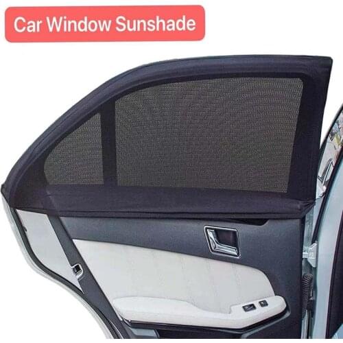1pcs Universal Magnetic Car Side Window Shades UV Protection Curtain Sunshade Mesh Breathable Mesh Baby Car Rear Window Sunshade