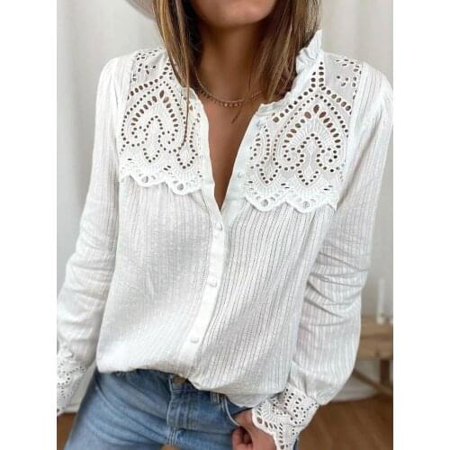 SRMYT Stand-up Collar Blouses
