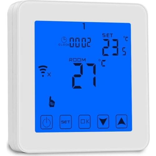 Alexa Echo Speaker Control Wifi Smart Room Underfloor Heating Touch Screen Thermostat