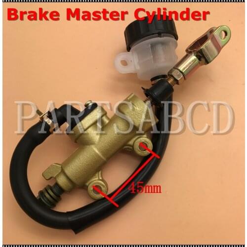 45mm Universal Rear Brake Master Cylinder 50CC 110CC 125CC 250CC ATV Dirt Bike Go Kart