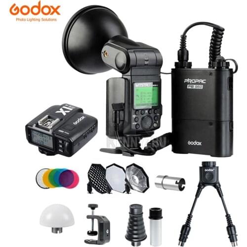 Godox Witstro Speedlite AD360II-N Outdoor Flash Light AD360II 360Ws 2.4G i-TTL 1/8000S + PB960 Battery Pack for Nikon Camera