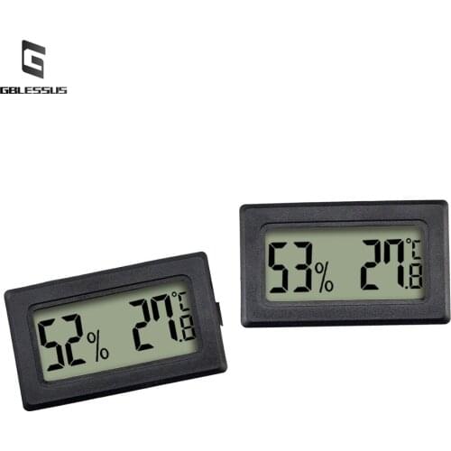 Embedded Mini Lizard Tortoise Horned Frog Reptile Pet Breeding Box Electronic Digital Display Thermometer TPM-25