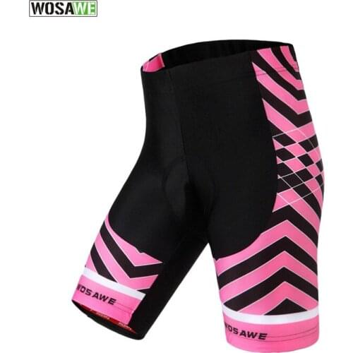 WOSAWE Women Motorcycle Shorts Summer Breathable Gel Padded Shorts MTB Mountain Bike Bicycle Shorts Sportswear Downhill Tight