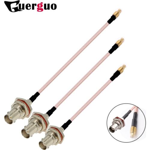 1PC BNC Female Jack to MCX Male Plug Straight RF Coax Coaxial Connector with RG316 Cable 15CM 6"