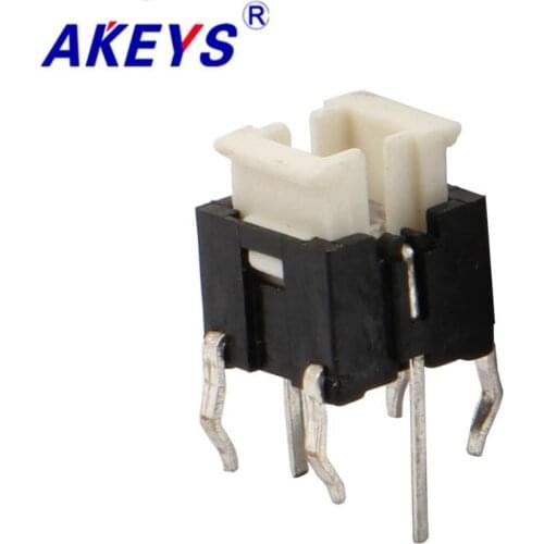 10PCS TS-H002 6*6*7 Illuminated tact switch 4 pin DIP type LED push button switch TS-LS-001