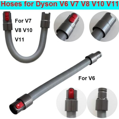 52-150mm Stretchable Replace Parts Vacuum Cleaner Accessories Connect Tube Extension Hoses Tube for Dyson V6 V8 V7 V10 V11 DC35
