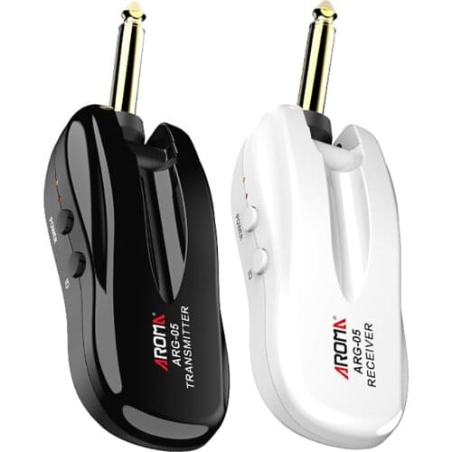 Aroma 5.8Ghz Guitar Wireless System Wireless Audio Transmitter Receiver,ARC1 Wireless Microphone Rechargeable Transmission