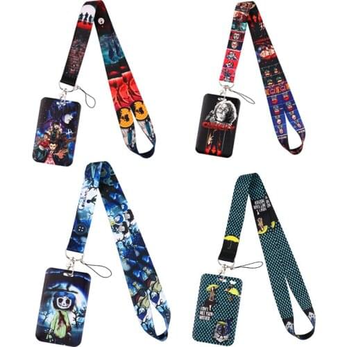 FD0767 1PC New Hot Sale Plot Series Keychains Accessory Mobile Phone USB ID Badge Holder Keys Strap Tag Neck Lanyard For Girls