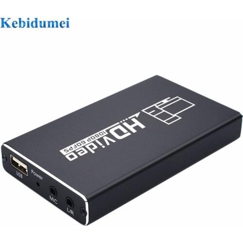 Kebidumei 4K@60Hz USB3.0 Capture HDMI-compatible To USB Video Capture Card Game Streaming Live Stream Broadcast