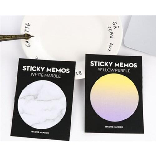 DL Korean stationery convenience sticker circular note N post student supplies office supplies funny cute sticker small gift