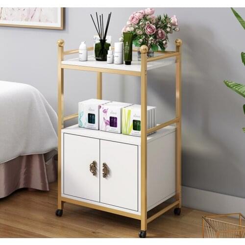 Beauty salon trolley barber shop tool cabinet multifunctional mobile tool cart hair salon racks for hair salons