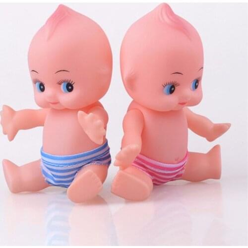 1pc Soft Silicone Rubber Squeezing Sound Baby Bath Beach Vocal Toys Kids Playing 63HE